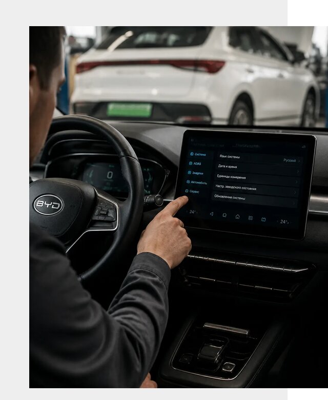 Русификация BYD E2 в Кирове-Чепецке от 16202 р. | ФастМобиль-Крв под ключ